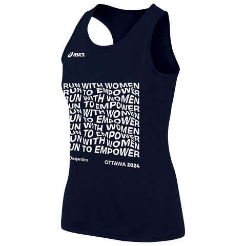 2024 Run to Empower - Womens Rival II Singlet - Black